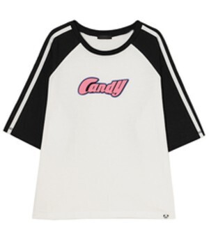Candy Stripper CANDY RAGLAN Tシャツ