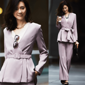 RUIRUE BOUTIQUE RUIRUE BOUTIQUE/【SU624】/可愛いも格好いいも叶える印象自在なセット ダブルベルトパンツスーツ