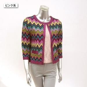 Arte Soie Lux ポップな遊び心のあるプリントカーディガン