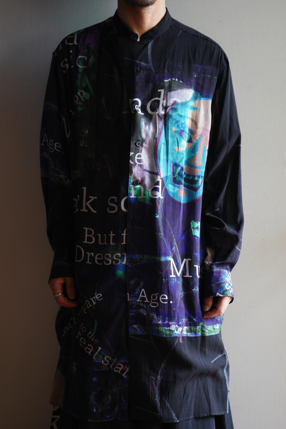 Yohji Yamamoto pour homme YOHJI YAMAMOTO【BLACK Scandal】Deformation Collar Shirt