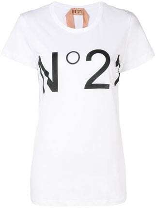 N°21 ロゴプリント Tシャツ