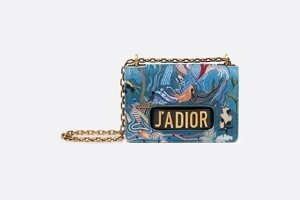 Christian Dior 刺繍入りキャンバス J'ADIOR フラップバッグ