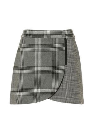 Alice + Olivia LENNON OVERLAP MINI SKIRT