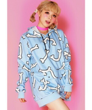 galaxxxy FLYING BONE プルオーバー