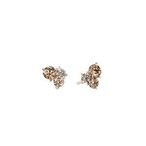 Brown Diamond ムク ピアス