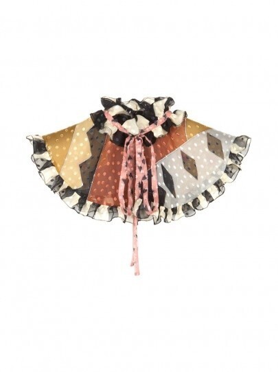 ETRO Geometric-print silk collar