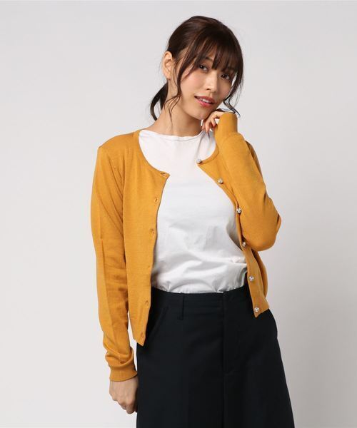 MISCH MASCH クルーネック定番カーデ