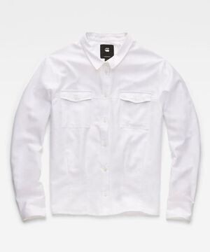 G-STAR RAW Rovic pleated shirt l/s