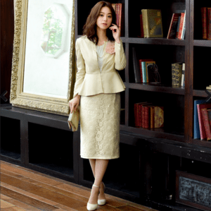 RUIRUE BOUTIQUE RUIRUE BOUTIQUE/【SU611】/リバーシブルペプラムスーツセットアップ