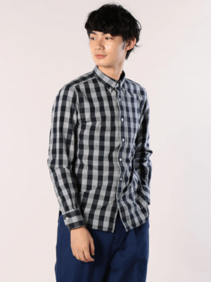 FREDY&GLOSTER ピンドットドビーBDシャツ