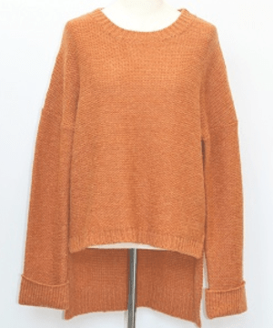 BLACK BY MOUSSY Purl stitch knit PO