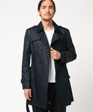 HIGH STREET Ｔ／ＣシャンブレーＷトレンチコート