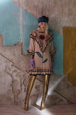 kloset Embellished Knitted Dress