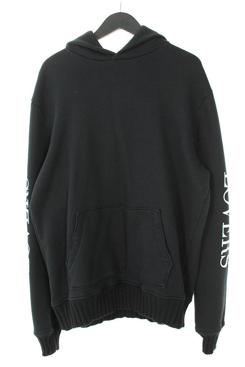 AMIRI スリーブバックプリントプルオーバーパーカー