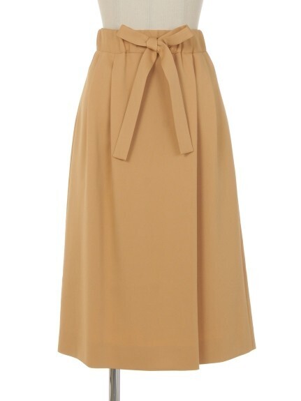 CYCLAS VIS STRETCH GATHERED BELT SKIRT