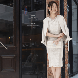 RUIRUE BOUTIQUE RUIRUE BOUTIQUE/【SU651】/レーシーワンピースセットアップスーツ