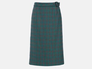 Aquascutum カラーチェックスカート