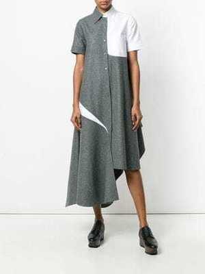 THOM BROWNE.NEW YORK フランネルシャツドレス