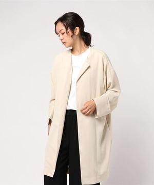 Jines 着流しノーカラーコート