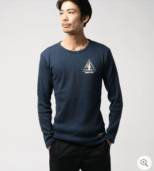 AVIREX RIB CREW NECK T-SHIRT X-15