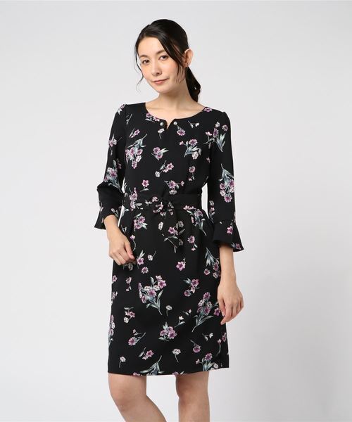 MISCH MASCH 花柄Iラインワンピース