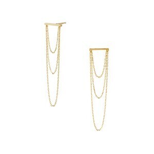 Vendome Aoyama ドレープチェーン ピアス