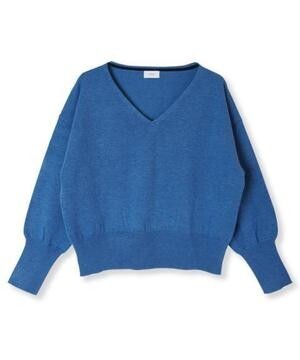 NINE 14G Merino Wool V Neck Pullover Knit