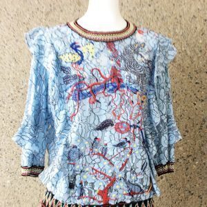 VIVIENNE TAM フリルブラウス