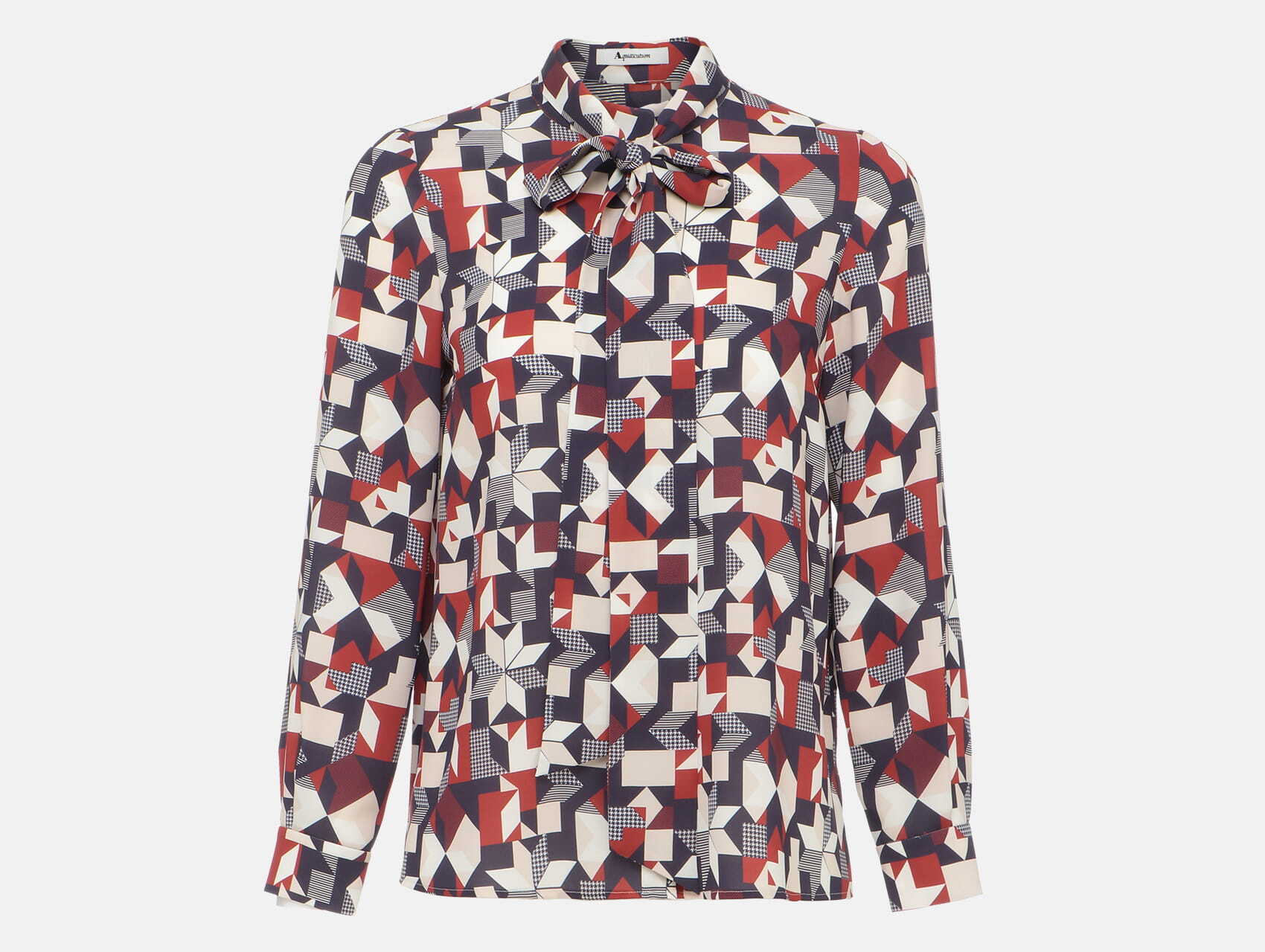 Aquascutum 【ホワイトレーベル】WINDMIILL PRINTブラウス