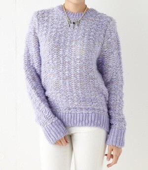 SLY BUMPY YARN LG TOPS