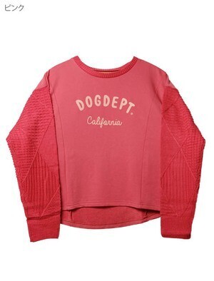 DOG DEPT ニット使いクルースウェット