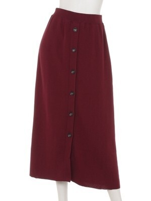 LADYMADE フロント釦AラインニットSK
