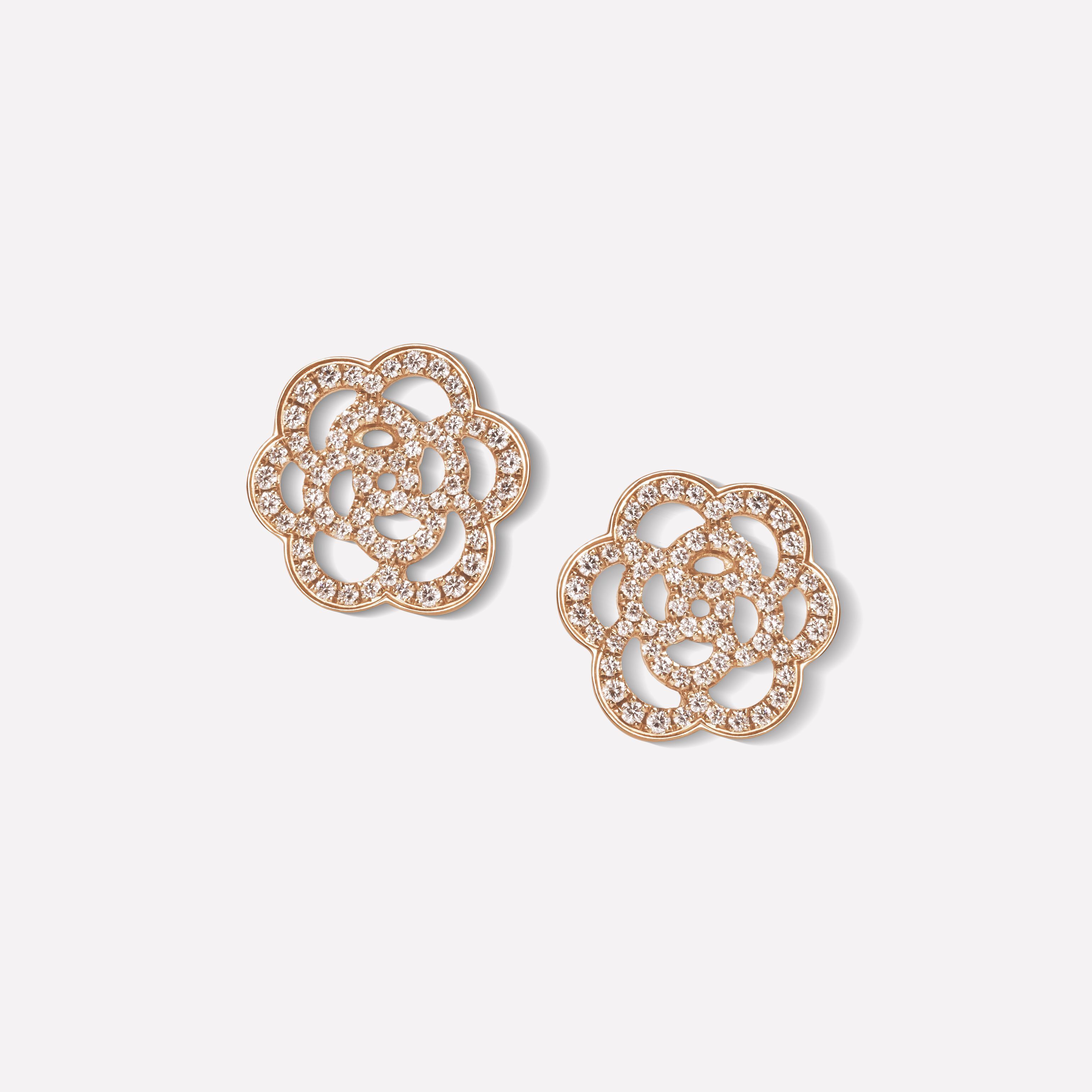 CHANEL カメリア コレクション イヤリング