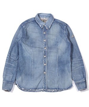 TMT SCAR-STITCH DENIM SHIRTS