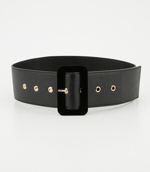 rienda ベロアバックルWIDE BELT