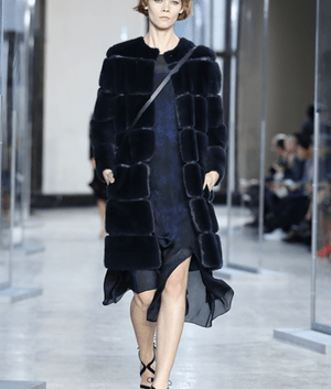 Akris ミンクファー×レザー リバーシブルコート