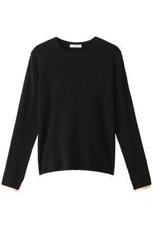 ADORE ストレッチウールニット ブラック