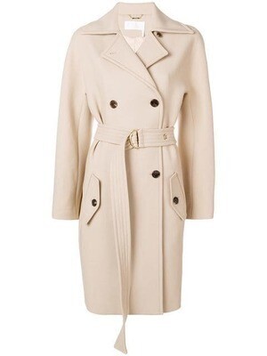 Chloé ベルテッドダブルコート