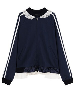 Candy Stripper FABRIC MIXED JERSEY BLOUSON
