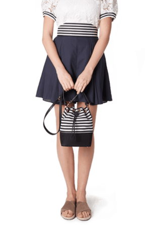 BORDERS at BALCONY VOYAGE HIGH-RISE SHORTS
