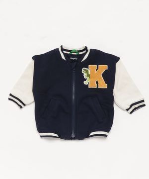 kladskap Ｋ刺繍ジップアップブルゾン