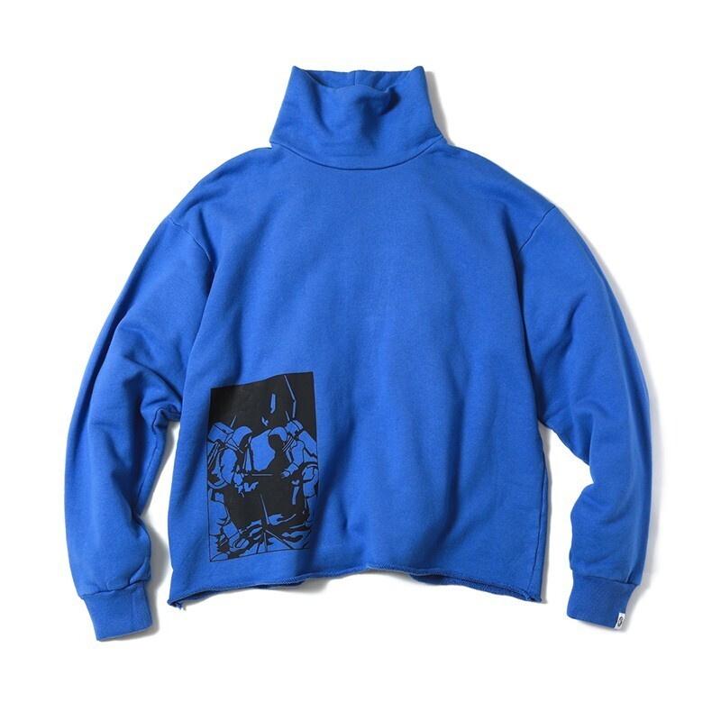 BILLIONAIRE BOYS CLUB OVERDYED TURTLENECK SWEATSHIRT