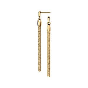 Links of London Essentials 18kt Yellow Gold Vermeil Silk Row Earrings