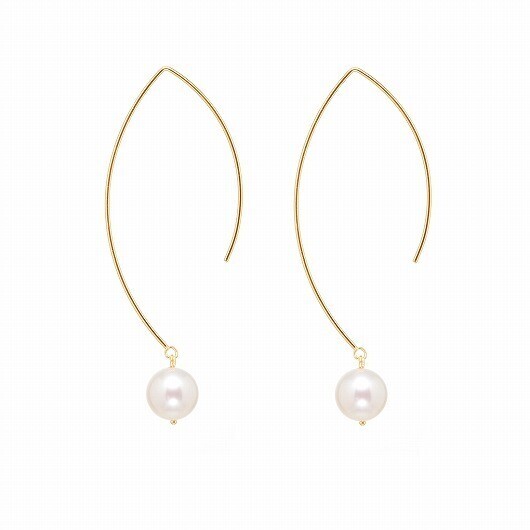 AHKAH マーガレットパールピアス