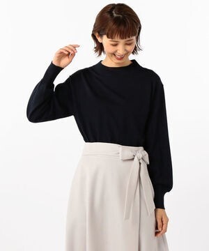 NOLLEY'S Sophi 16G天竺ハイネックプルオーバーニット