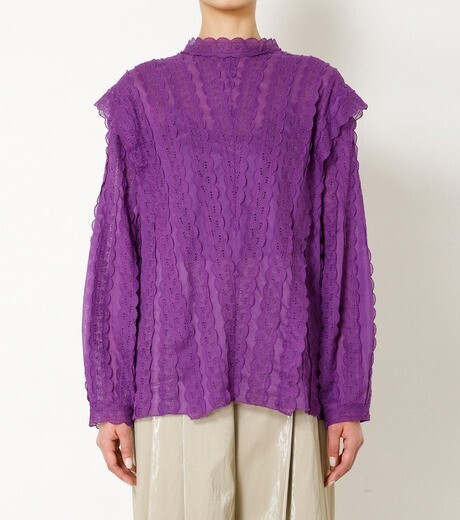 IRENE Embroidery Lace Blouse