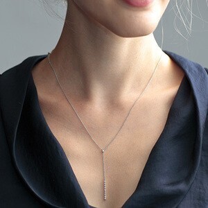 STAR JEWELRY DIAMOND Y-CHAIN NECKLACE