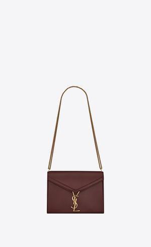 SAINT LAURENT PARIS CASSANDRA MONOGRAM CLASP BAG IN SMOOTH LEATHER