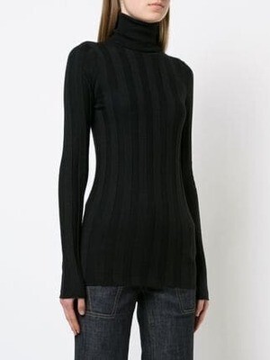 DEREK LAM タートルネック リブセーター
