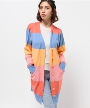galaxxxy レインボーカーディガン
